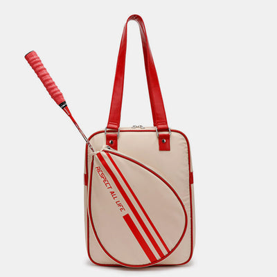 Tennis Racket Shoulder Bag Large Pickleball Sport Tote for Badminton Racquet