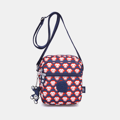 Lightweight Waterproof Small 3 Zip Crossbody Shoulder Bag