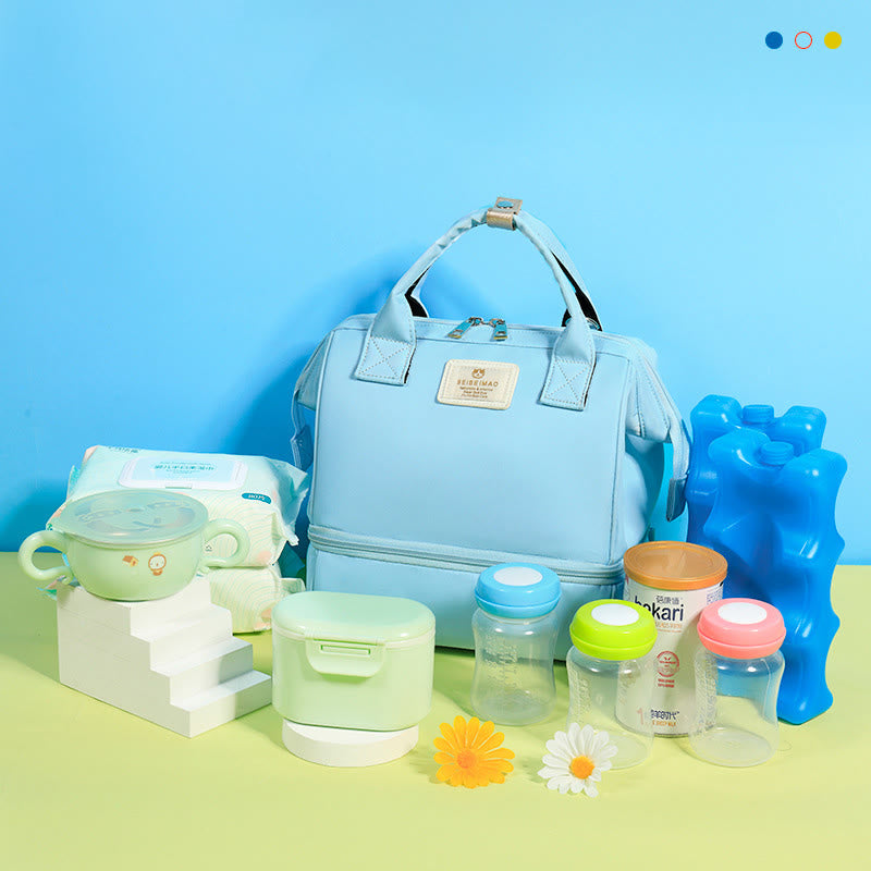Mommy Bag For Women Portable Keep Fresh Multifunctional Lunch Bag