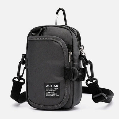 Waterproof Multifunction Solid Crossbody Bag