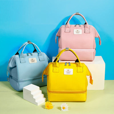 Mommy Bag For Women Portable Keep Fresh Multifunctional Lunch Bag