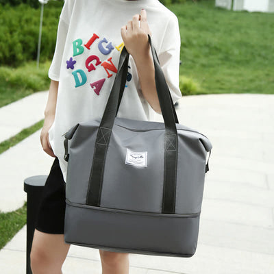 Travel Duffel Bag Sports Tote Gym Bag Shoulder Weekender Overnight Bag
