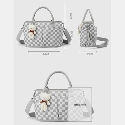 Diaper Tote Bag Mommy Bag for Hospital Maternity Baby with Stroller Straps