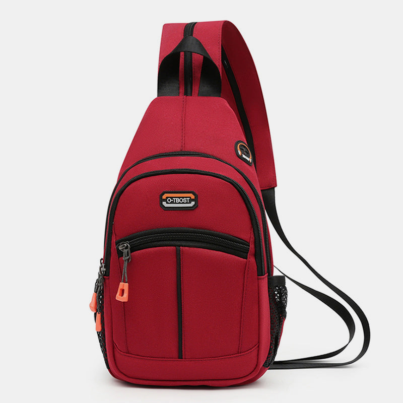 Mini Shoulder Backpack Colorblock Crossbody Sling Bag Daypack for Women Men