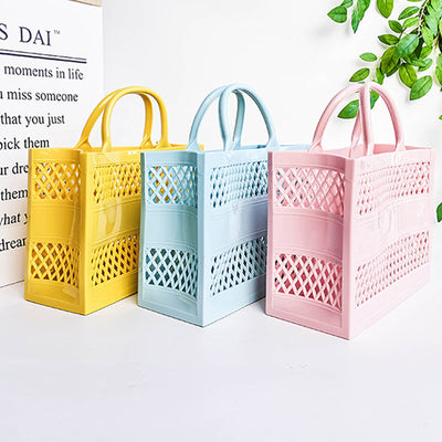 Large Capacity PVC Beach Bag Tote Handbag for Storage Holiday