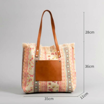 Tote Bag for Women Large Capacity Shopping Canvas Shoulder Bag