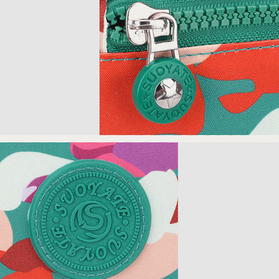Nylon Crossbody Bag For Women Printing Multi Color Durable Bag