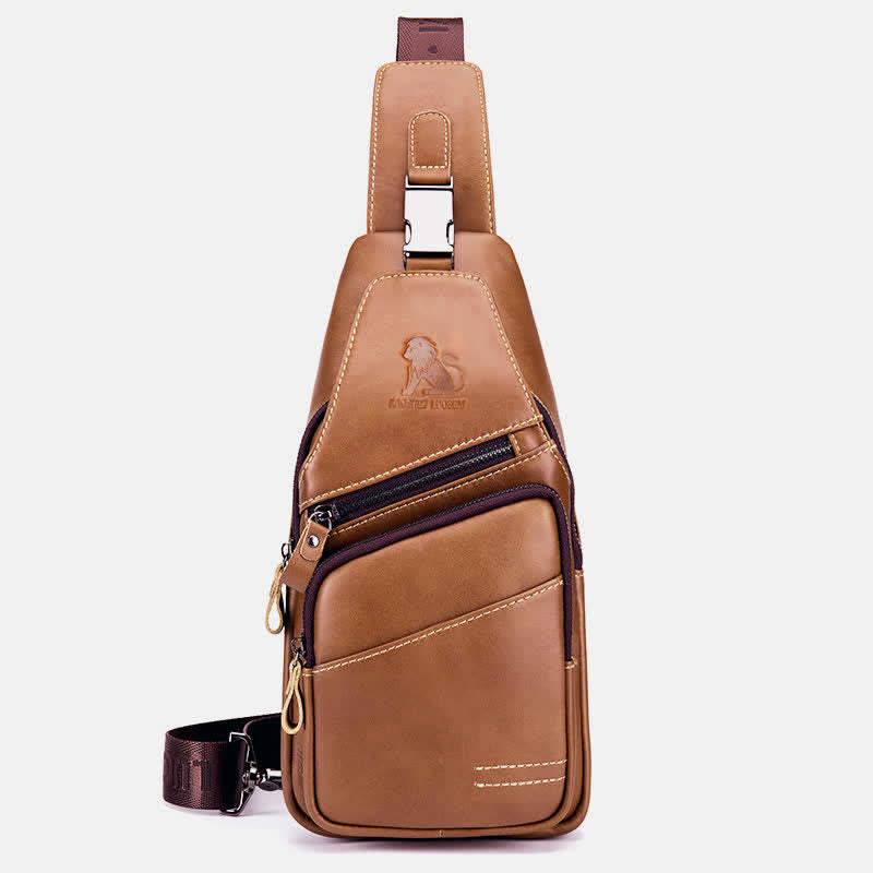 Men's Sling Bag Chest Shoulder Backpack Anti Theft Cross Body Purse