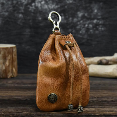 Wallet For Women Vintage Leather Mini Shopping Coin Purse Bag