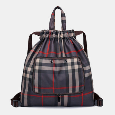 Multifunctional Foldable Backpack With Lanyard