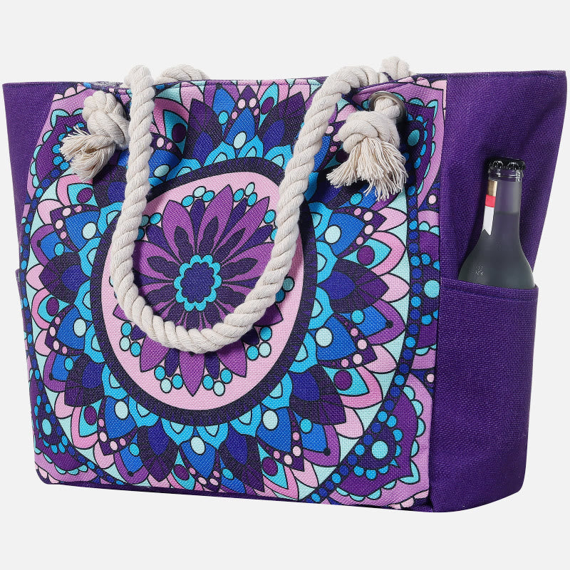 Tote For Daily Use Beach Travel Multi Function Canvas Bag