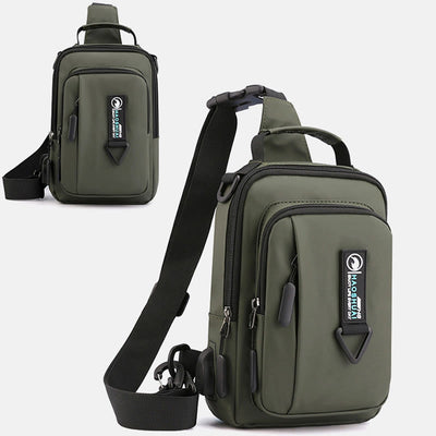 Practical Crossbody Sling Bag For Men Waterproof Travel Satchel Purse