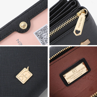 Trifold Multi-Slot Short Wallet Mini Wallet for Women Girls