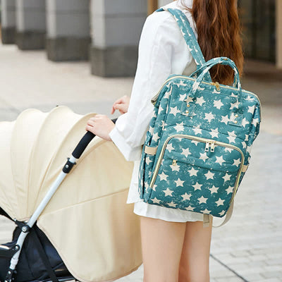 Diaper Bag Backpack Multifunction Waterproof Stylish Baby Backpack Mommy Bag