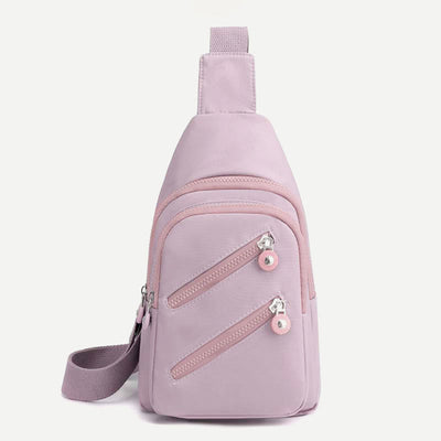 Sling Bag for Women Large Capacity Waterproof Casual Nylon Crossbody Bag