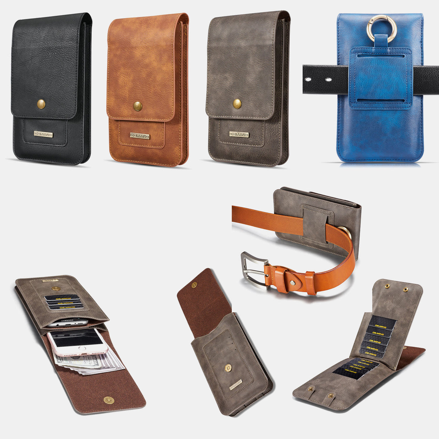 Multifunctional Retro Large Phone Bag Waist Bag