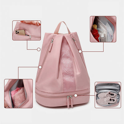 Waterproof Zip Swim Bag Sackpack Backpack Dry Wet Depart Shoulder Rucksack