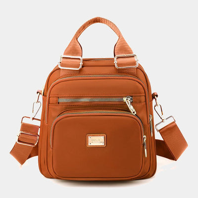 Multi-Pocket Waterproof Crossbody Bag Backpack