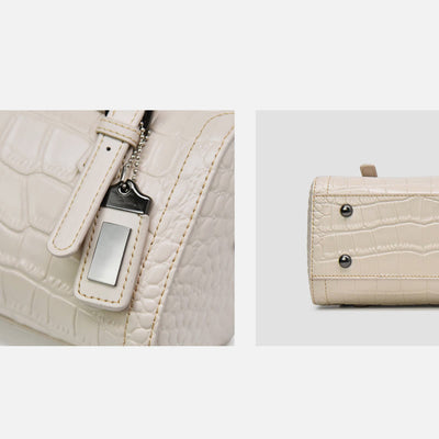 Crocodile Print Leather Handbag Business Commutor Women Crossbody Bag