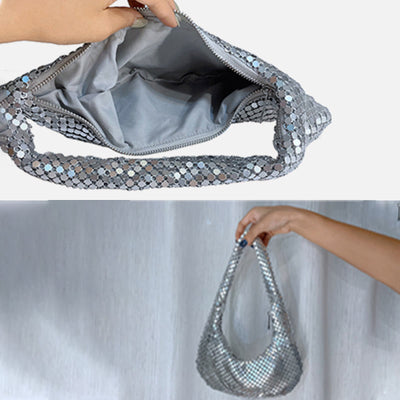Evening Bag For Women Metal Bling Sparkly Party Purse Handbag