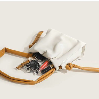 Elegant Crossbody Bag For Women Soft Leather Cloud Pattern Bag