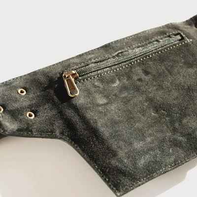 Waist Bag For Women Retro Adjustable Strap Outdoor Belt Satchel