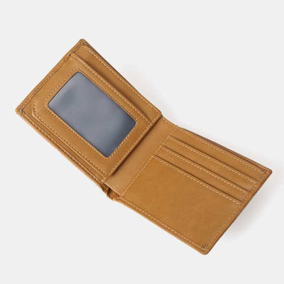 Personalized Engraved Mens Wallet Trifold Leather Wallet Card Holder