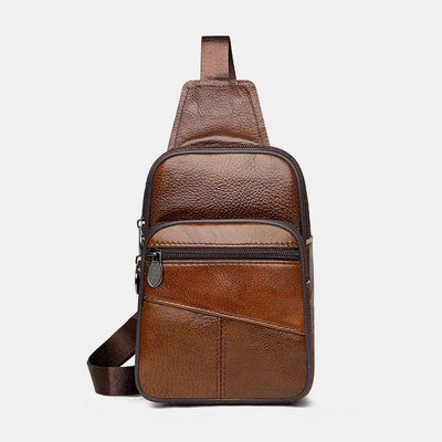 Genuine Leather Sling Bag Purse Crossbody Bags for Men