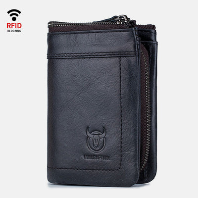 RFID Blocking Multi-slot Wallet With Coin Pocket