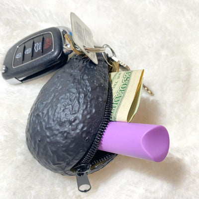 Creative Coin Purse Vivid Cartoon Avocado Shape Wallet Pouch