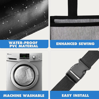 Car Organizer For Seat Back Zipper Detachable Design Oxford Storage Bag