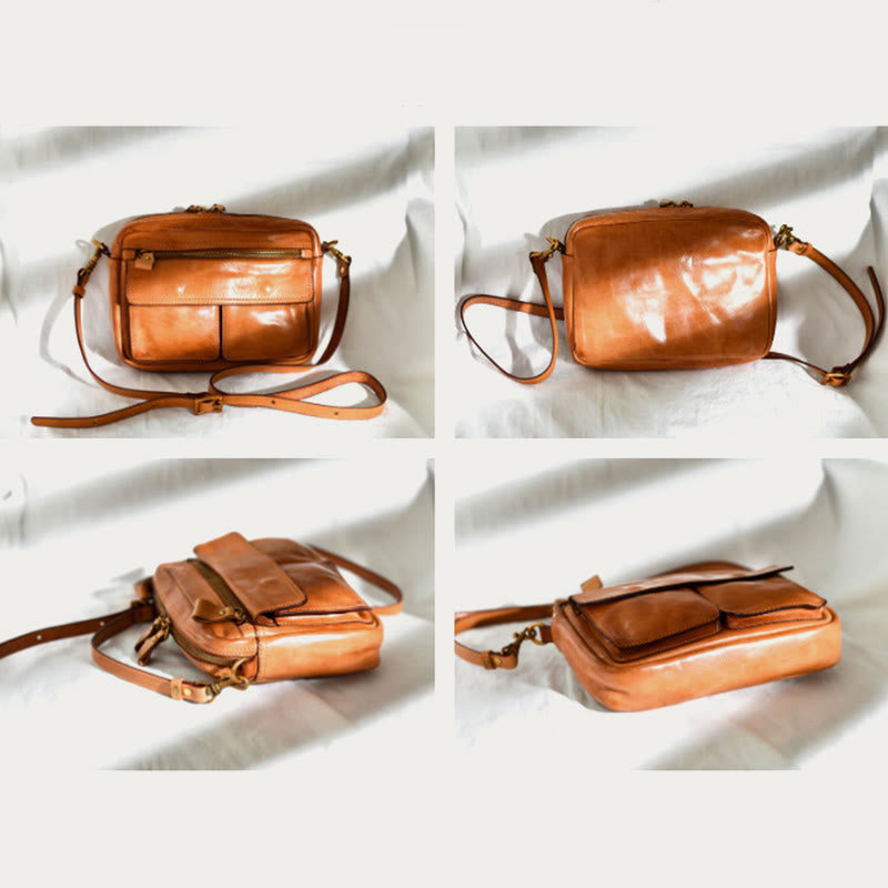 Handmade Crossbody Bag For Women Multi Pocket Fashion Daily Bag