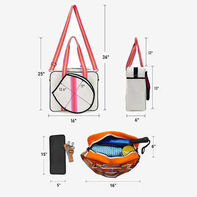 Tennis Bag For Sports Portable Racket Hand-Held Crossbody Bag