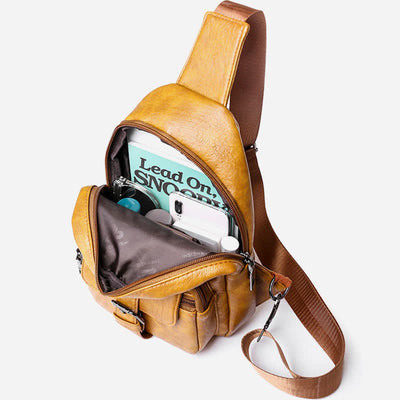 Small Crossbody Purse Waist Bag for Women Leathe Sling Bag