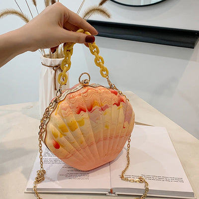 Crossbody Bag For Women Light Color Lovely Acrylic Chain Bag