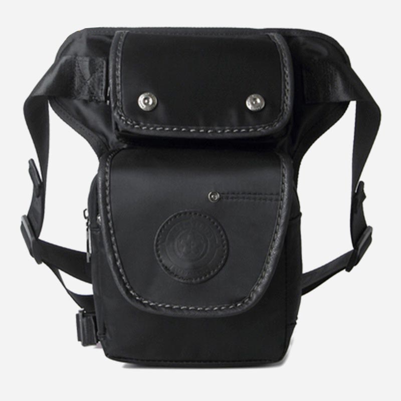 Retro Leg Bag For Men Outdoor Sports Canvas Crossbody Bag