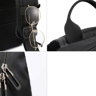 Sling Crossbody Backpack Shoulder Bag for Men with USB Charger Port
