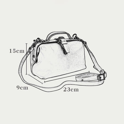Handmade Crossbody Bag For Women Horizontal Retro Soft Shopping Bag