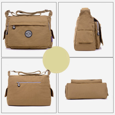 Large Capacity Waterproof Nylon Crossbody Bag