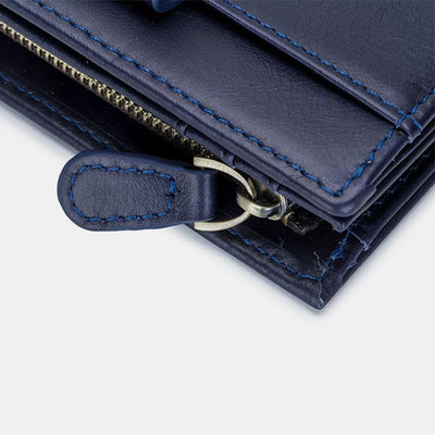 Genuine Leather Vintage Card Holder Money Clip Wallet