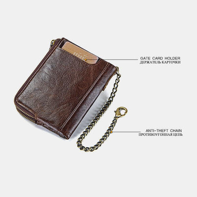 Casual RFID Multifunctional Wallet With Chain