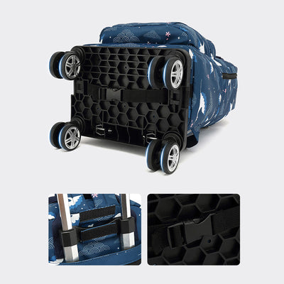 Tote Bag For Travel Waterproof Pull Rod Bag Folding Backpack
