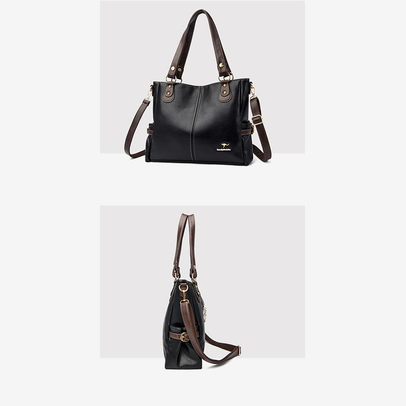 Bright Color Handbag Tote Women Dating Large Crossbody Leather Purse