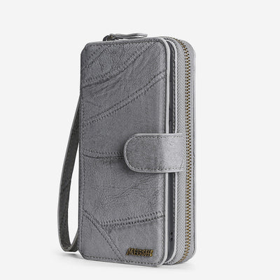 Wallet Case for iPhone 15/16 Series Magnetic Detachable Wallet Purse