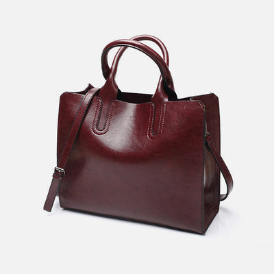 Business Tote Bag for Women Work Bag Casual Leather Handbag