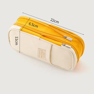 Pencil Case For Study Color Matching Large Capacity Pencil Bag