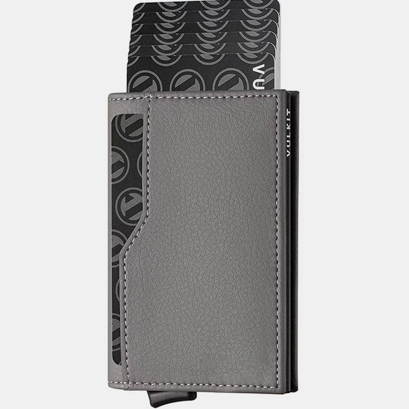 Genuine Leather Handmade RFID Blocking Pop Up Wallet Card Holder