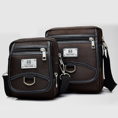 Casual Multi-Pocket Waterproof Messenger Bag