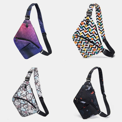Lightweight Waterproof Sling Pack Casual Chest Bag Cycling Hiking Crossbody Bag
