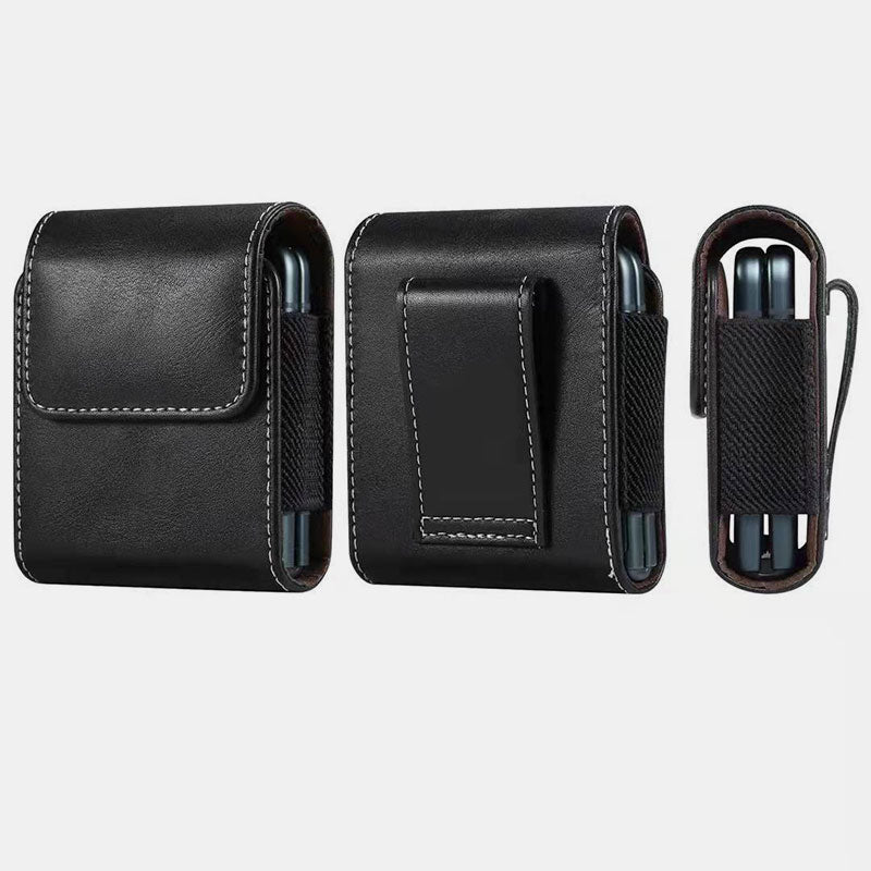 Mini PU Waist Bag EDC Pouch for Samsung Z Flip 3 Moto Razr